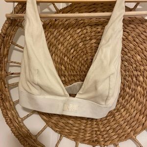 Skims cotton plunge bra